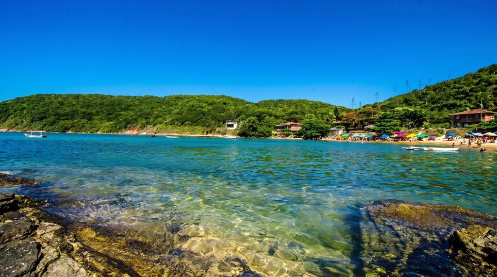 Praia da Tartaruguinha com Churrasco a bordo em Búzios